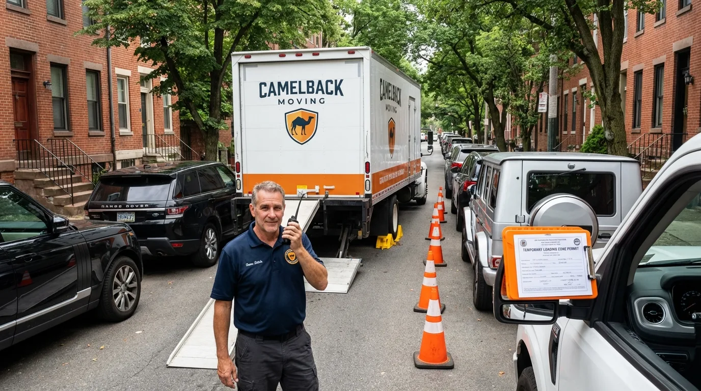 City street loading permit setup in Ashby, MA